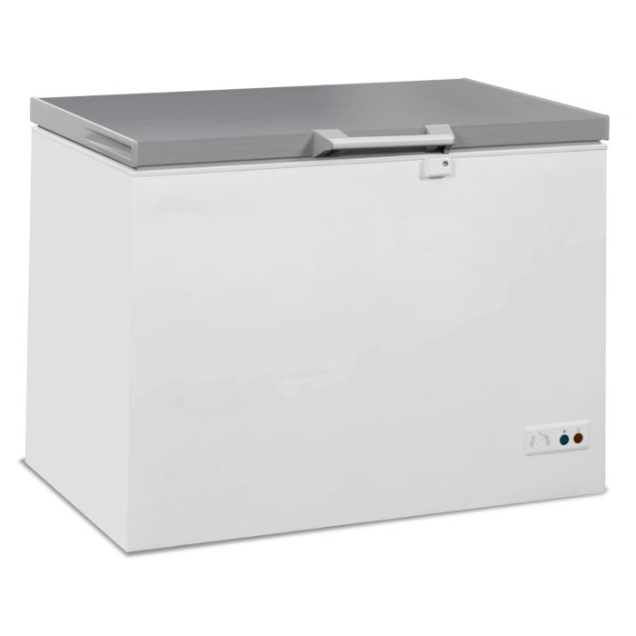 Vrieskist met RVS deksel 305 liter .