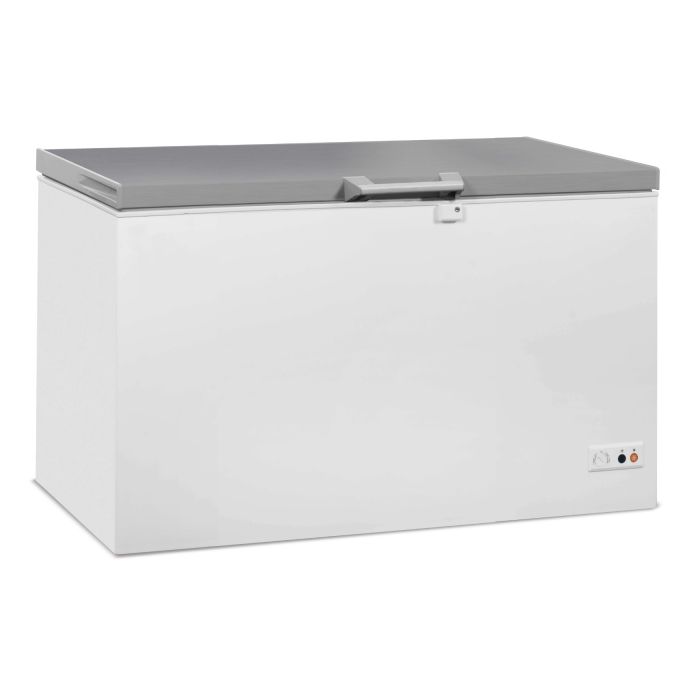 Vrieskist met RVS deksel 407 liter .