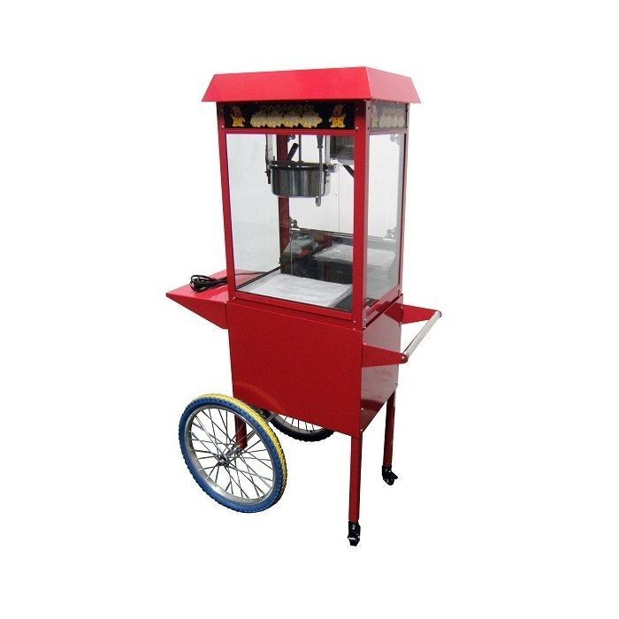 popcornmachine op wielen.