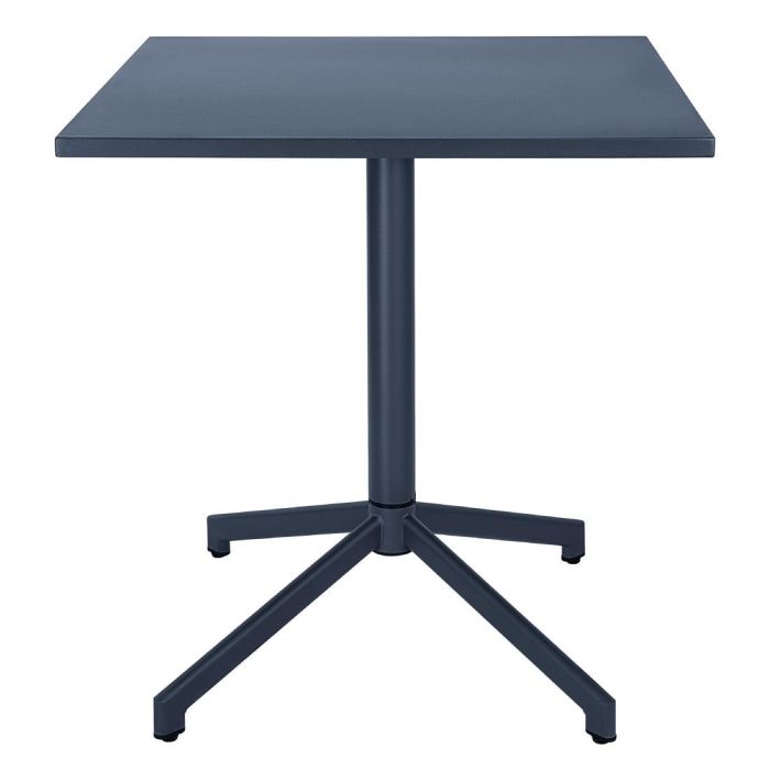 Bolero Porto opklapbare horecatafel leisteenblauw 70 x 70 cm.