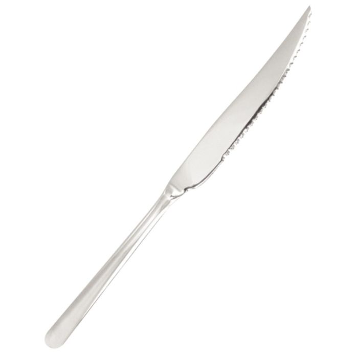 Steakmes geheel rvs 12 stuks Olympia