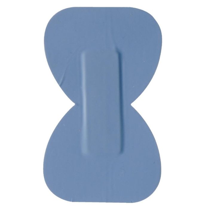 Blauwe vingertoppleisters