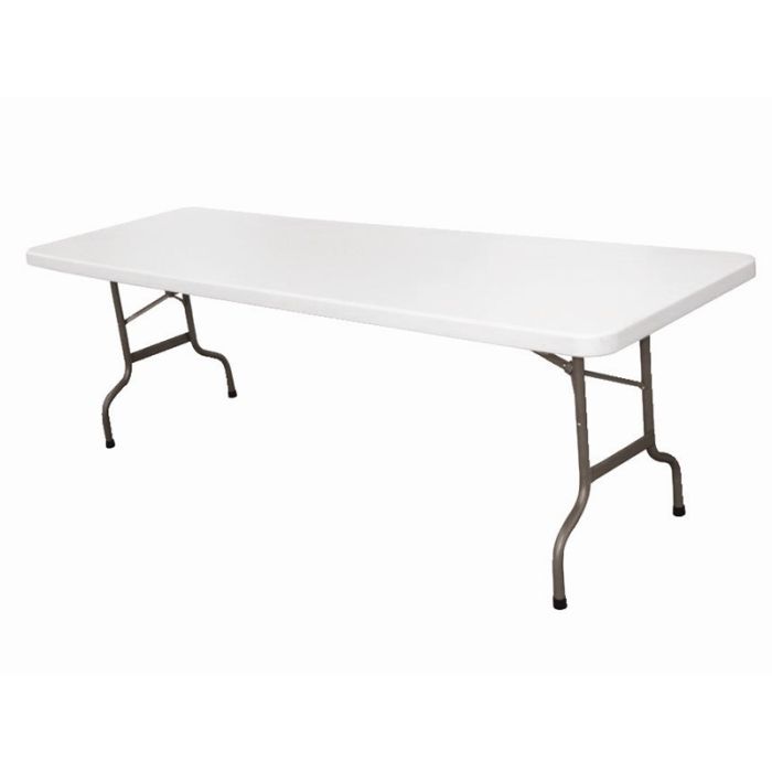 Inklapbare tafel wit van 244 cm van Bolero