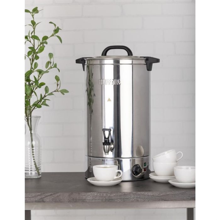 Energiebesparende waterkoker van 20 liter.