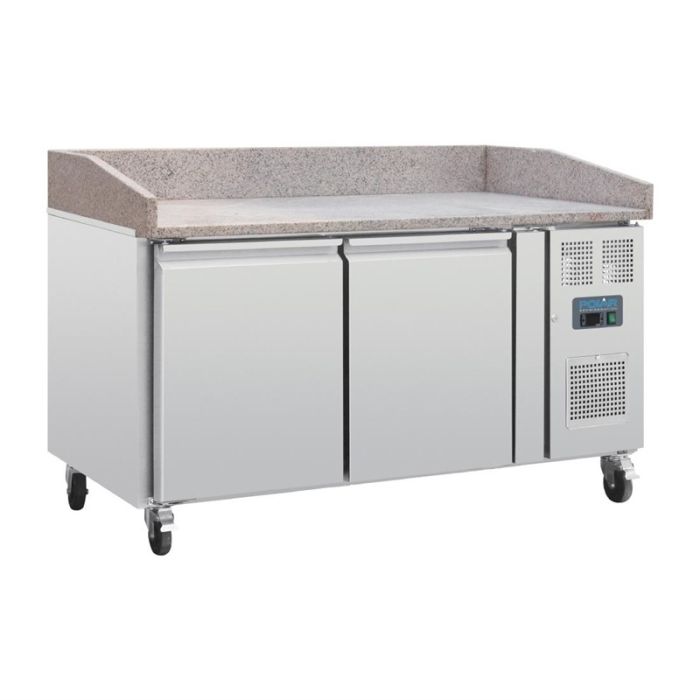 Pizza werkbank met marmeren blad 428 Liter.