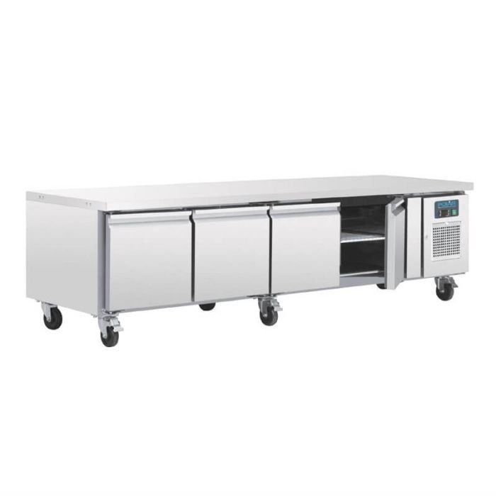 Lage koelwerkbank 4 deuren