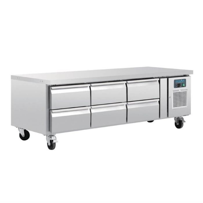 Koelwerkbank 6 laden laag model
