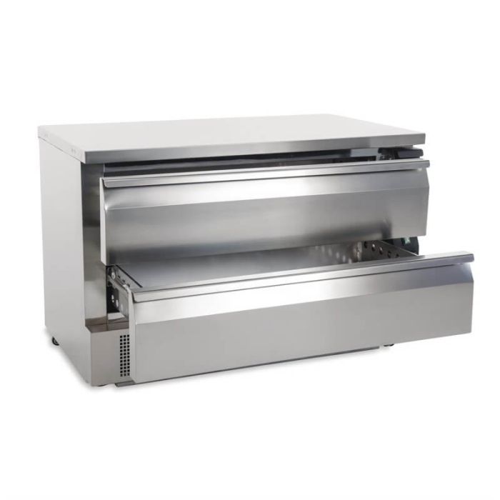 Compacte koel vriezer 2 lades 6 x GN 1/1.