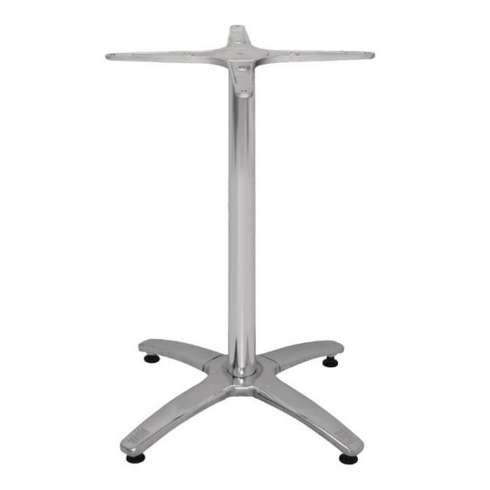 Aluminium 4 poot tafelpoot van Bolero
