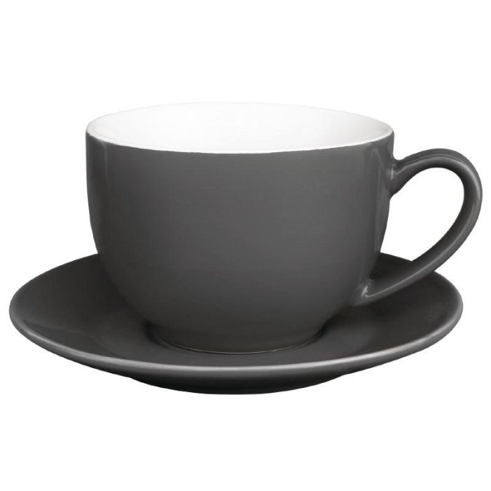 Olympia cappuccino kop grijs 34 cl