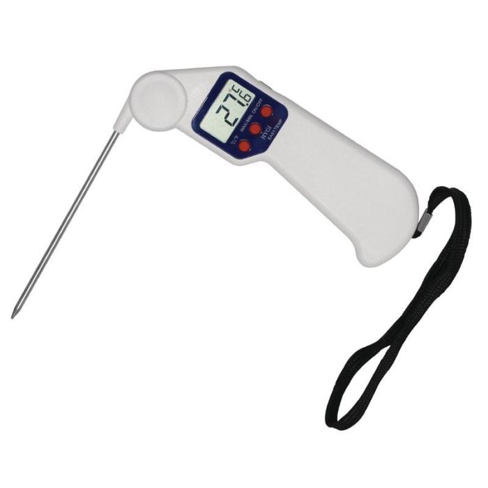Temperatuurmeter wit brood en kaas 