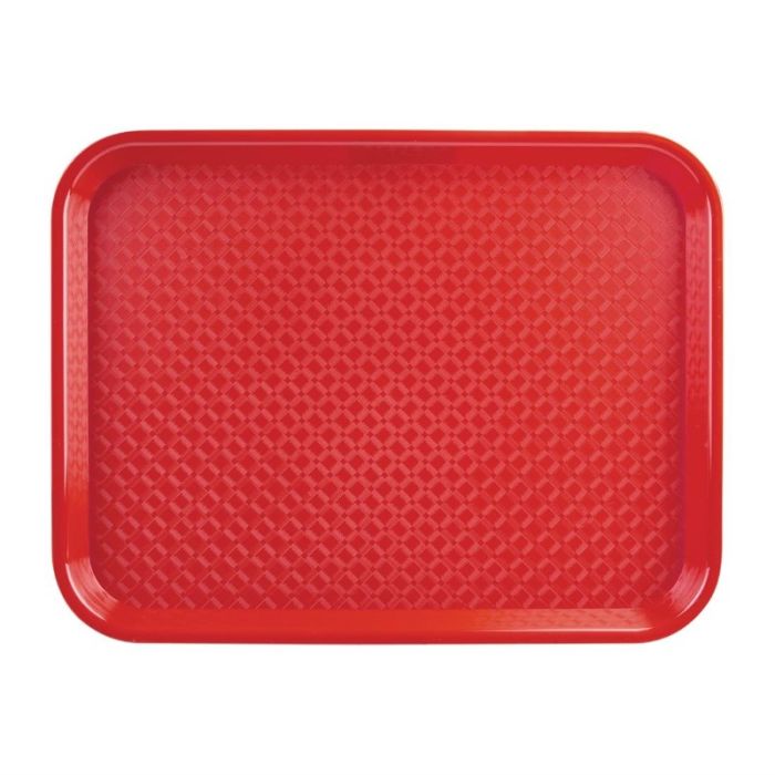 Kristallon dienblad plastic 305x415mm rood