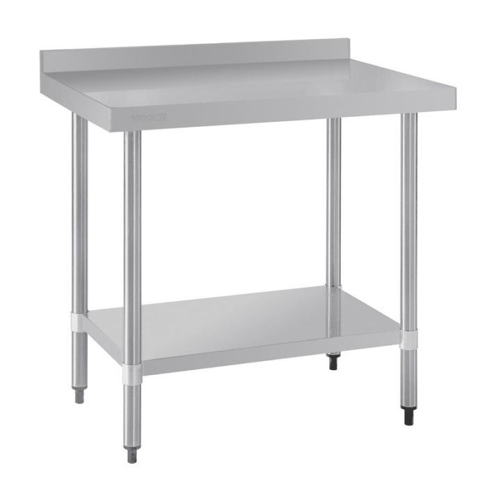 goedkope werktafel 90 x 60 x 90 cm met opstand.