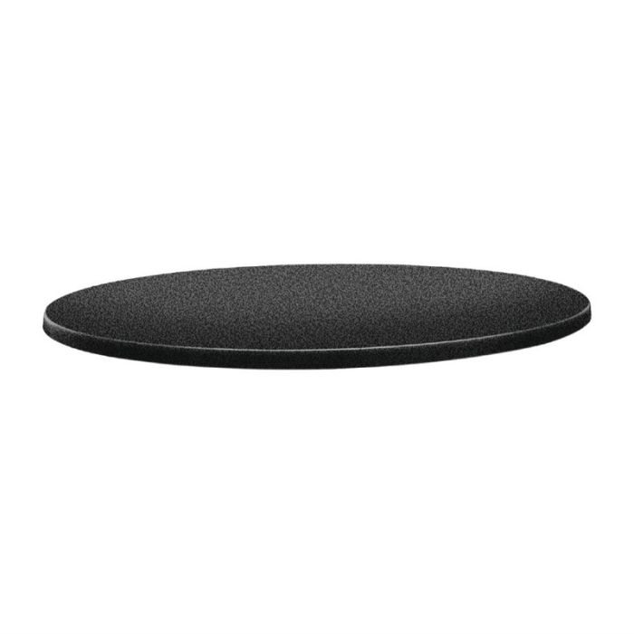 Topalit rond tafelblad antraciet 80 cm classic line