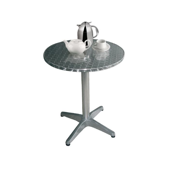 aluminium-ronde-bistrotafel