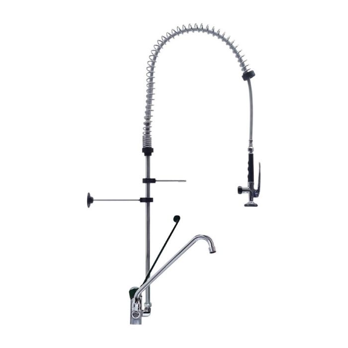 Voorspoeldouche handsfree met zwenkkraan 