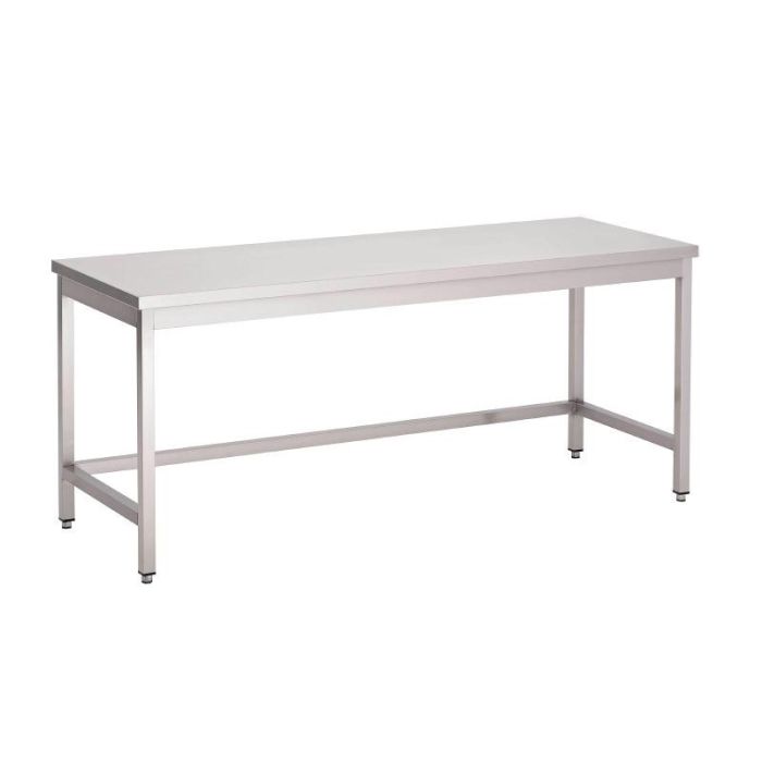 RVS werktafel 100 x 70 cm zonder vlonder Gastro M