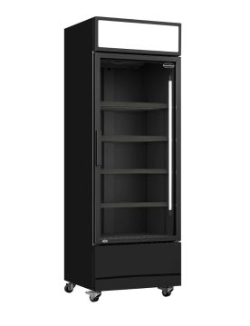 Koelkast met glasdeur FCU-370 BL.