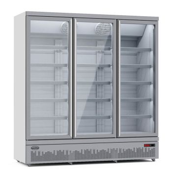 Koelkast met 3 glasdeuren JDE-1530R.