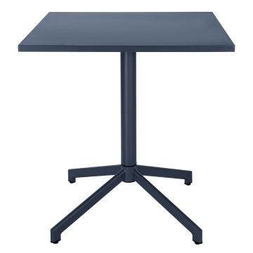 Bolero Porto opklapbare horecatafel leisteenblauw 70 x 70 cm.