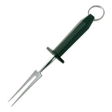 Hygiplas vleesvork 15 cm zwart.