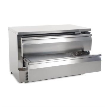 Compacte koel vriezer 2 lades 6 x GN 1/1.