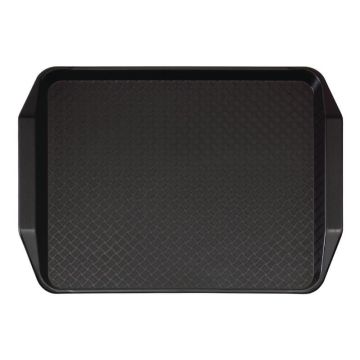 cambro fastfood dienblad met handvatten zwart