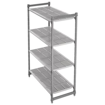 Cambro stelling 183 cm hoog 4 planken - 54 cm diep - 91 breed.