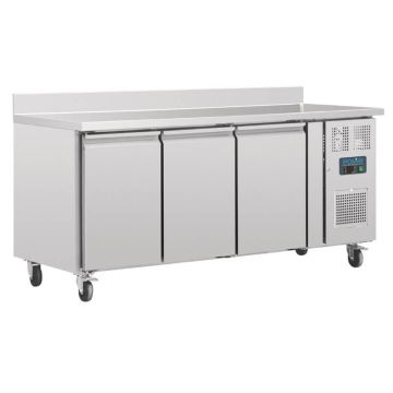 Polar koelwerkbank horeca 3 deuren met waterkering.