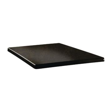 Topalit Classic Line vierkant tafelblad Cyprus metal 70cm