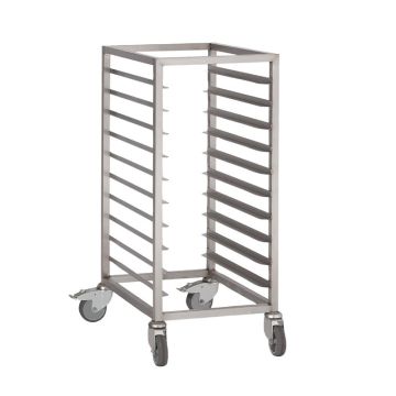 Gastro M regaalwagen 60 x 40 cm met 10 etages.