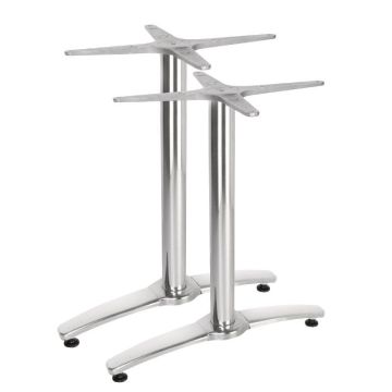 dubbele -aluminium-tafelpoten