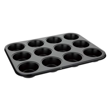 Vogue koolstofstalen anti-kleef bakvorm 12 muffins