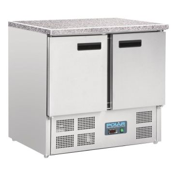 gekoelde-werkbank-marmer-blad-2-deuren