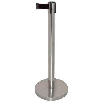Bolero RVS afzetpaal met 3 meter lint