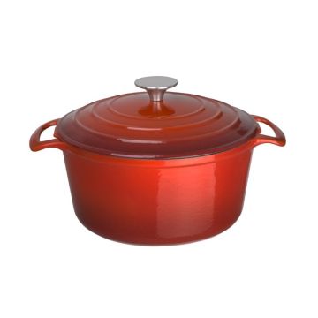 Vogue ronde braadpan rood 3