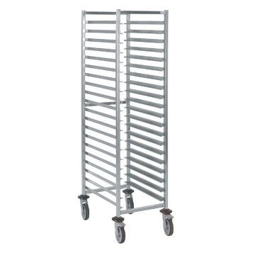 Tournus Euronorm regaalwagen met 20 etages.