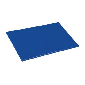 Blauwe snijplank - rauwe vis.