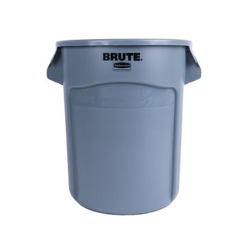 Rubbermaid Brute ronde grijze container 75 L.