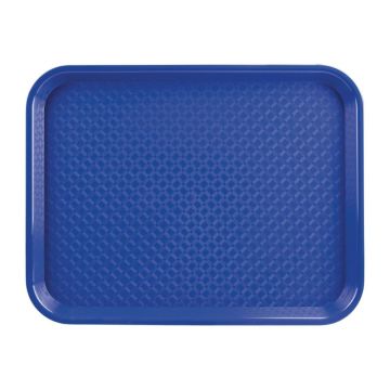 Kristallon dienblad plastic 305x415mm blauw
