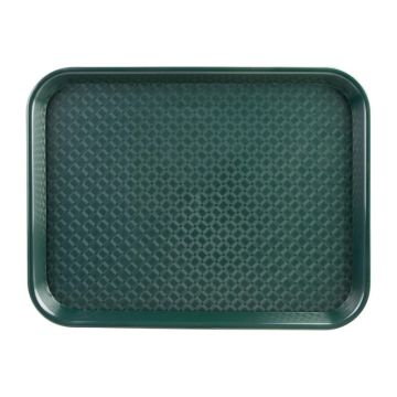 Dienblad polypropyleen 35 x 45 cm groen.