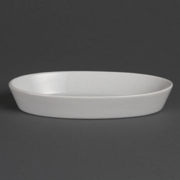 Olympia Whiteware ovale ovenschalen 19,5 cm.