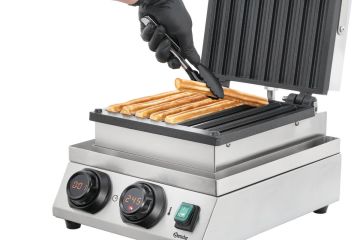 Wafelijzer Churros maken.