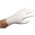 LATEX HANDSCHOEN WIT GEPOEDERD S
