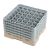 Cambro Camrack vaatwaskorf 36 compartimenten max. glashoogte 25,7 cm.