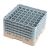 Camrack vaatwaskorf met 49 compartimenten max. glashoogte 25,7 cm.