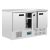 Polar compacte koelwerkbank met 3 deuren voor horeca.