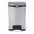 Rubbermaid Slim Jim Front Step pedaalemmer RVS 50L