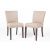 restaurant stoel beige 2 stuks.