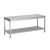 Gastro M RVS werktafel met onderblad 85x70x60cm